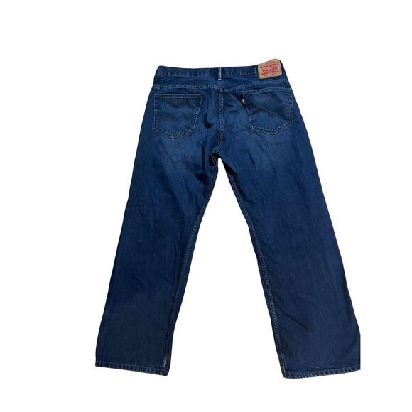 Levi’s 569™ Loose Straight Fit Dark Wash Men’s Jeans size 36/30 - Picture 8 of 11